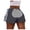 Grey, variant on Women's Tribal Graphic Printed Hotpants High Waisted A-Line Loose Fit Casual Beach Vacation Bottoms for Women