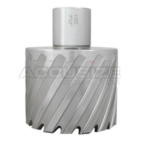 

Accusize 3 Cutting Dia 1-1/4 Weldon Shank 2 Cutting Depth H.S.S. Annular Cutters 2081-2053