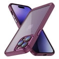 thumbnail image 1 of Jiahe Cover for iPhone 12, Case with Magnetic Invisible Stand Slim Shockproof Anti-Scratch,Compatible with MagSafe Lens Protector Case Cover, darkpurple, 1 of 6