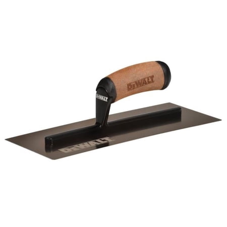 DeWALT - Curved Gold Stainless Steel Finishing Trowel 12in