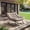 Single white, variant on Garvee Outdoor Rocking Chair, Oversized Patio Wicker Egg Chair with Thick and Removable Cushion, Metal Frame, Rattan Comfy Rocking Lounge Chairs for Living Room, Balcony & Yard, Single Dark Grey