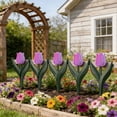 thumbnail image 4 of Rirozkan Garden Fence, Decorative Mini Border Fence, Small Animal Barrier, Yard Edging Kit, 10-Foot No-Dig Plastic Fencing for Flower Beds Lawn, 4 of 6