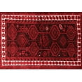 thumbnail image 1 of Ahgly Company Machine Washable Indoor Rectangle Persian Red Traditional Area Rugs, 8' x 10', 1 of 4