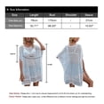 thumbnail image 2 of Alsol Lamesa Women's Bathing Suit Cover Ups Crochet Cover Up For Swimwear Beach Dress Bikini Cover-up, 2 of 5