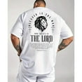 thumbnail image 3 of "Blessed Is The Man Who Trusts In The Lord" T-Shirt – Jeremiah 17:7-8 Scripture & Lion Graphic Christian Tee, 3 of 6