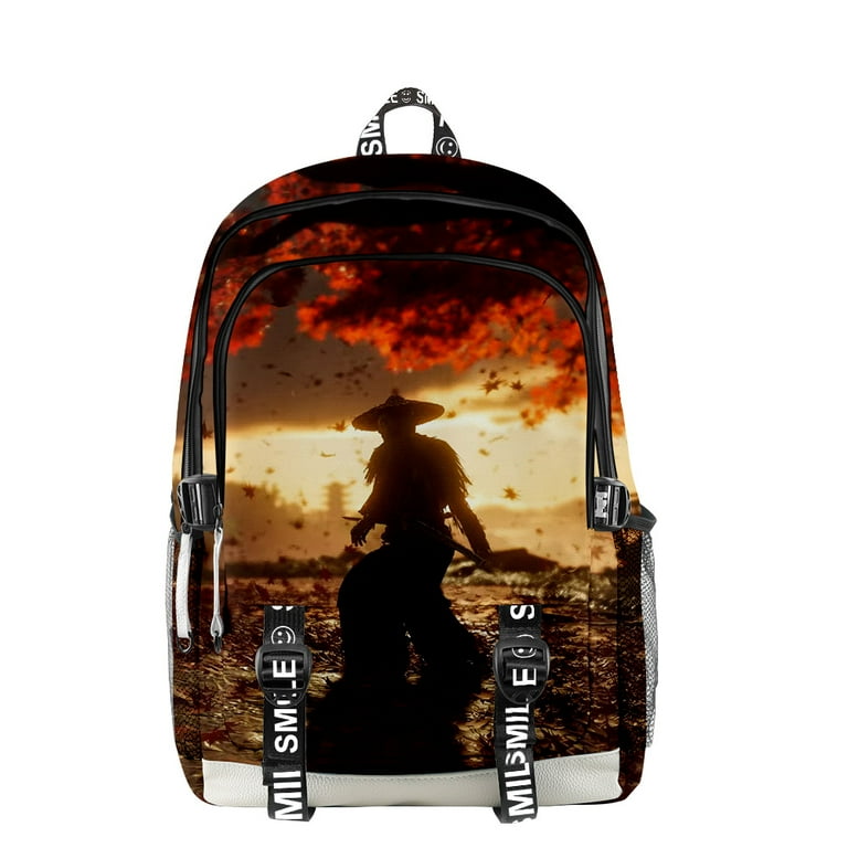 Ghost of Tsushima Travel Backpack Unique Student Bookbag Casual Daypack for  Men - Walmart.com