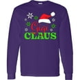 thumbnail image 3 of Inktastic Gigi Claus with Christmas Santa Hat and Snowflakes Long Sleeve T-Shirt, 3 of 5