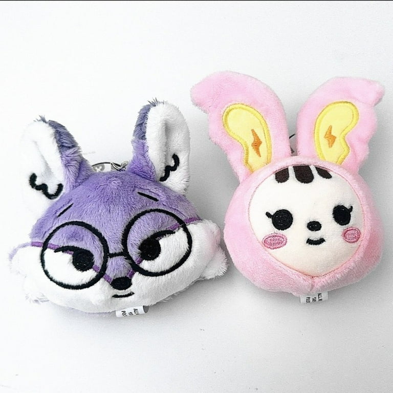 Kpop Idol SEVENTEEN Miniteen Face Plush Keyring High Quality