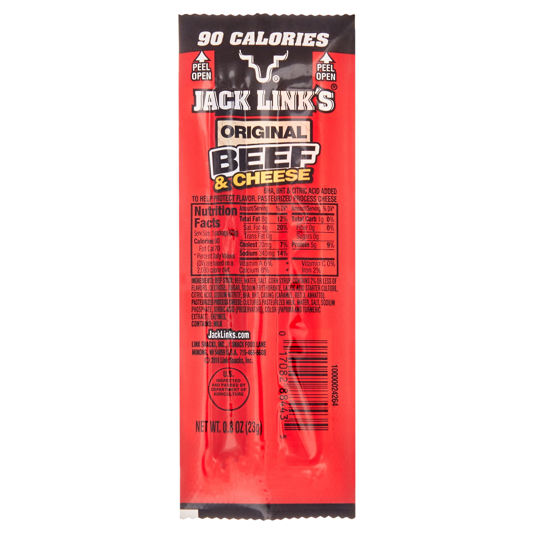 (5 pack) Jack Link's Original Beef & Cheese Sticks 9 Pack