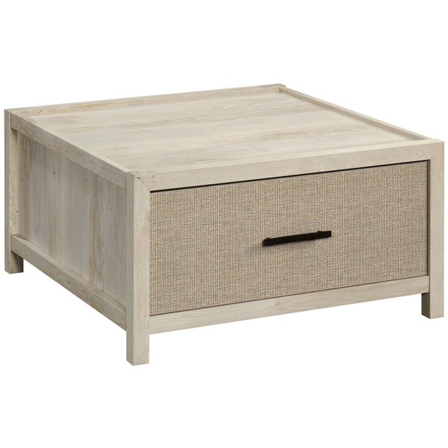 Pemberly Row Table Basse en Bois d'Ingénierie à 2 Tiroirs en Châtaignier Crayé