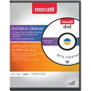 Maxell 19-00 DVD Lens Cleaner For use with DVD/Blu-Ray players, laptops and DVD/Blu-Ray gaming systems