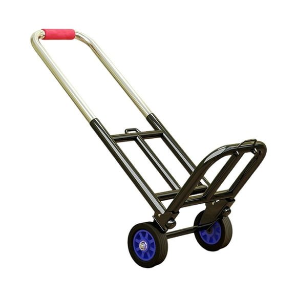 Thinsony Handy Hand Trailer For Moving Luggage And Groceries With Ease Luggage Hand Cart Folding Trolley black 10.1cm