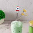 thumbnail image 4 of Harpi Straw Cover Cap for  Cup, Silicone Straw Toppers, 1PC Silicone Straw Tips Drinking Cap Proof Plugs Cover Creative Cup Accessories 6-8mm Straw Sealing Tools, 4 of 4