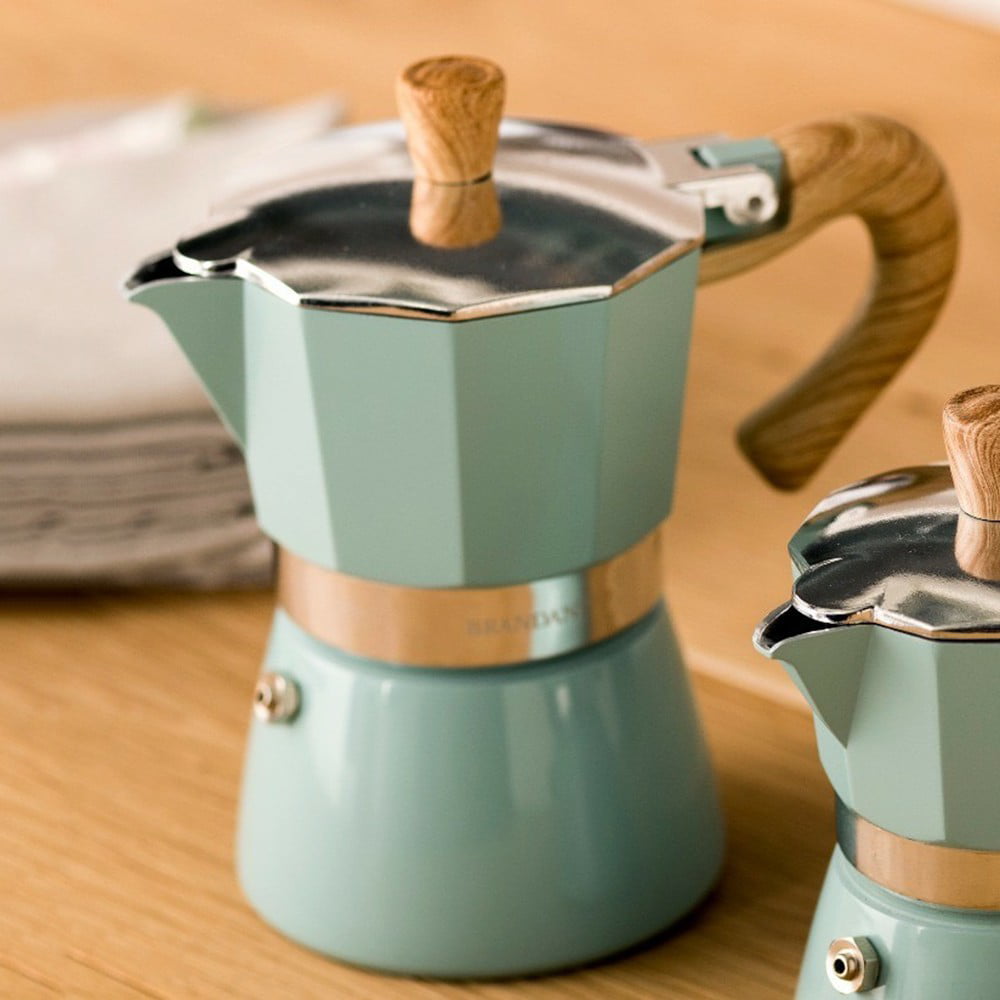 150/300ML Aluminum Italian Moka Espresso Coffee Maker-Percolator Stove Top Pot F