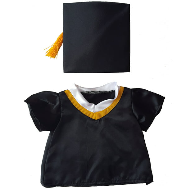Graduation Cap & Gown Outfit Teddy Bear Clothes Fits Most 14