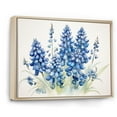 thumbnail image 2 of Designart "Dreamlike Blue Bonnets Minimalism" Blue Bonnets Floater Framed Wall Art Prints, 2 of 5