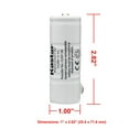 thumbnail image 2 of Kastar 3-Pack Ni-CD Battery 3.5V 750mAh Replacement for Welch Allyn Power Handles 18100 18200, 20000 21700, 71000 71003 71010 71015 71020 71022 71050 71051 71054 71055 71110 71150 71610 71670, 2 of 4