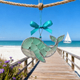 thumbnail image 4 of 3D Handmade Sea Glass Ocean Ornament – Frosted Beach Glass Suncatcher,Handmade Coastal Décor,Shore Glass Pendant,Ocean-Inspired Wall Hanging,Great for Car & Bedroom, 4 of 11