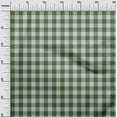 thumbnail image 3 of oneOone Viscose Chiffon Green Fabric Check Sewing Material Print Fabric By The Yard 42 Inch Wide, 3 of 4
