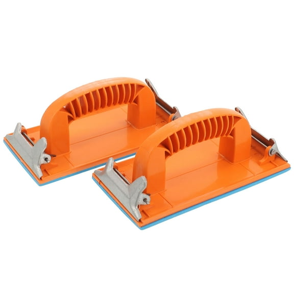 Houderco 2Pcs Professional Hand Sander for Wood Surface Sanding Handyman 11.8x3.5x3.1in