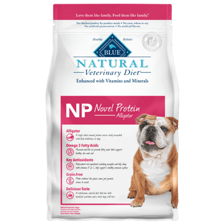 Blue Natural Veterinary Diet NP Novel Protein Alligator Dry Dog Food - 6 lb