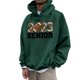 thumbnail image 1 of Gibobby Sudadera con capucha unisex para pareja sudadera atlética de gran tamaño(Verde,M), 1 of 4