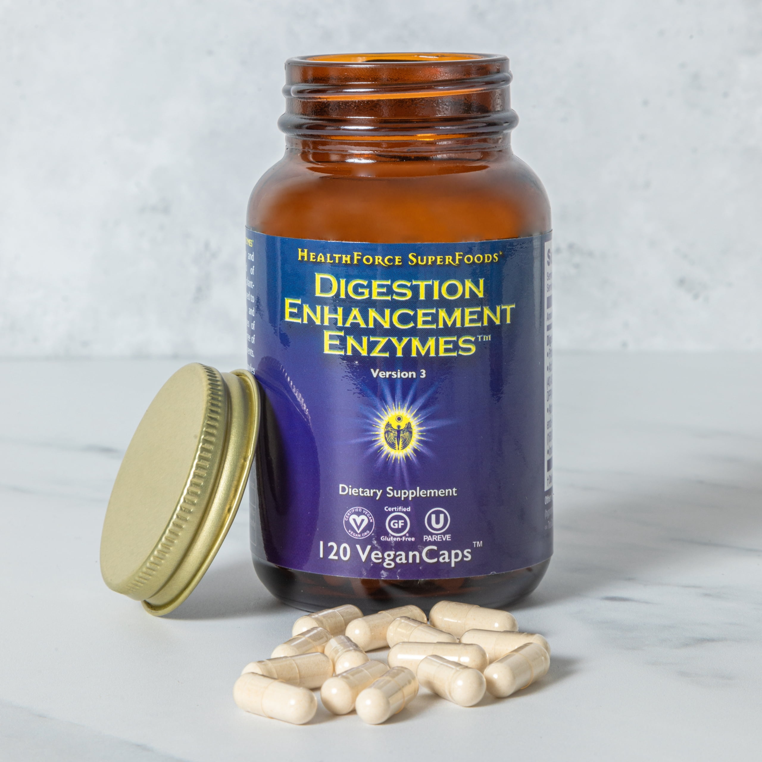 Digestion Enhancement Enzymes - 120 VeganCaps