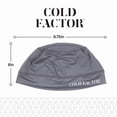 thumbnail image 7 of Cold Factor Cooling Instant Unisex Cooling UV Skullcap and Helmet Liner, Gray | 2-Pack, 7 of 7