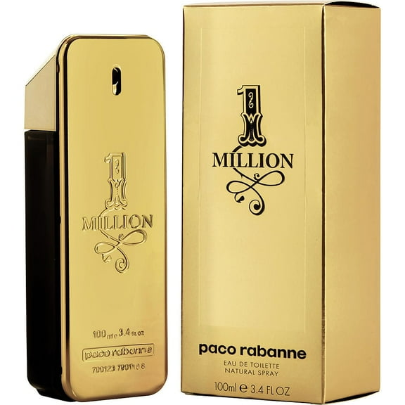 Men Edt Spray 3.4 Oz By Paco Rabanne 1 Million