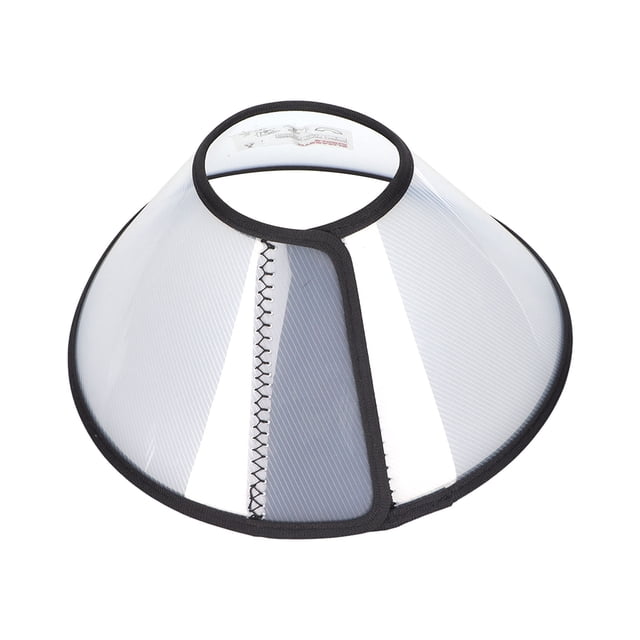 Ccdes Dog Recovery Collar, Prevent Bite Adjustable Protective Pet Cone Collar Translucent Soft Edge For After Surgery For Cat For Puppy