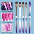 thumbnail image 4 of 4 Piece Gradient Rod Brush Set Stainless Steel for Crystal Carving Sculpting Detailed Designs Ergonomic Handle, 4 of 6