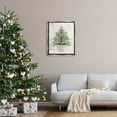 thumbnail image 3 of Rustic Seashell Christmas Tree Holiday Graphic Art Luster Gray Framed Art Print Wall Art, 3 of 6