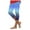Sky Blue, variant on HCNTES Leggings for Women Floral Print High Waist Capris Knee Length Slim Fit Yoga Cropped Trousers(Light Purple,L)