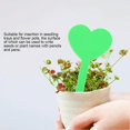 thumbnail image 4 of 100pcs Colors Durable Water Resistant Plant Label Pvc Material Heart Shaped Gardening Label(green), 4 of 5