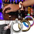 thumbnail image 4 of Pulsera portátil Flagon Brazalete de acero inoxidable Wine Pot Frasco Licor de alcohol Eccomum Oro, 4 of 5