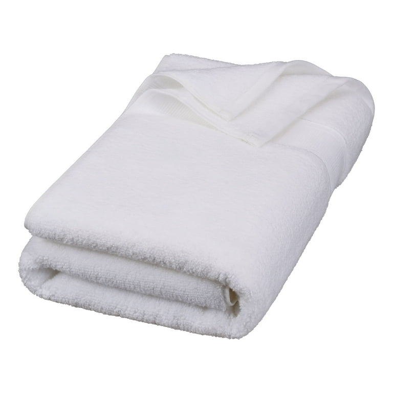 12 Pack XL White Terry Towels (Size: 16 x 27)