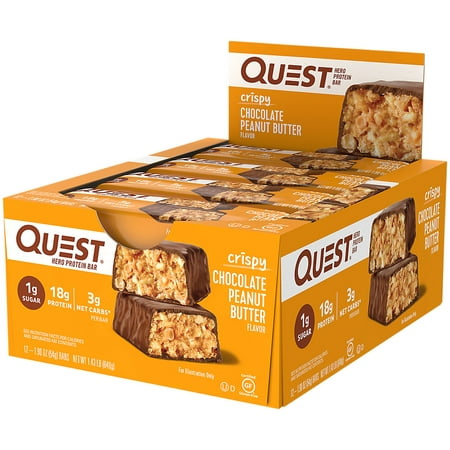 Quest Hero Protein Bar Chocolate Peanut Butter (12 Bars)