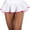 White / Hot Pink, variant on ToBeInStyle Women's Striped Wavy Skirt - White/Black