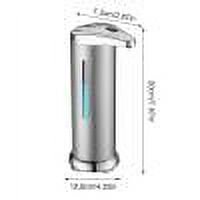 PEONAVET Automatic Soap Dispenser Automatic Soap Dispenser Touchless Soap Dispenser Hand Soap Dispenser Battery Operated Touchless Hand Dispenser Stainless Steel Soap Dispenser For Kitchen