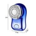 thumbnail image 3 of Electric Shaver for Men, Mini Portable Shaver Rechargeable Waterproof Wet & Dry Shaving, Charging Easy Use Suitable For Home, Car, Travel, 3 of 6
