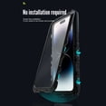 thumbnail image 4 of for iPhone 14 Pro Metal Armor Case, Heavy Duty Shockproof Rugged Case with Built-in Glass Screen Protector, 360 Full Body DustProof Protective Cover for iPhone 14 Pro 6.1 inch,Black, 4 of 13