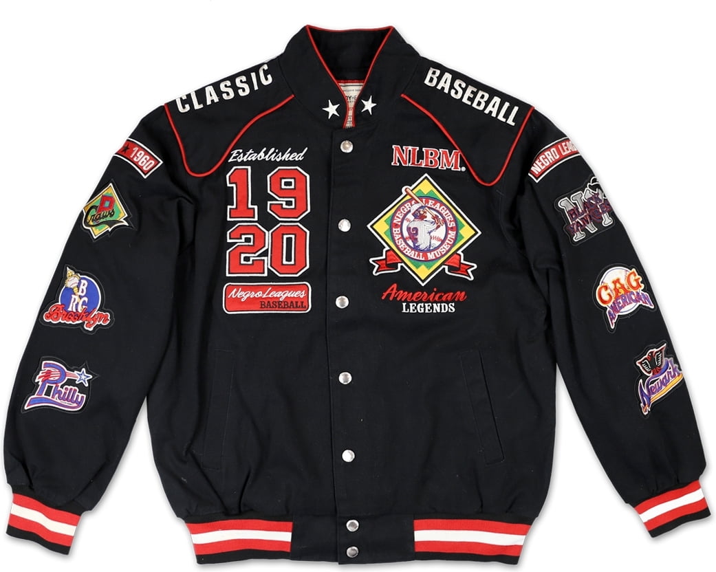black baseball jacket