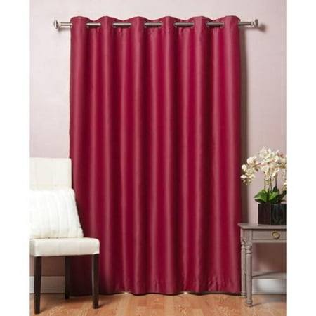 Aurora Home Wide Fire Retardant 96 Inch Blackout Curtain Panel