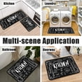 thumbnail image 2 of 2Pcs Runner for Kitchen Nonslip Set Kitchen Floor Mats for Bathroom Non Slip Waterproof Standing Kitchen Runner Mats 17\u201dx24\u201d+17\u201dx48\u201d, 2 of 6