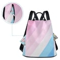 thumbnail image 5 of FORMRS Women's Travel Backpack Purse Anti-Theft Hidden Pockets Casual Shoulder Bag, Pink Gradient, 5 of 7