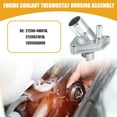 thumbnail image 2 of Unique Bargains Engine Coolant Thermostat Housing Assembly No.21200-4W01B/2120031U1B for INFINITI FX35 2003-2008, 2 of 7