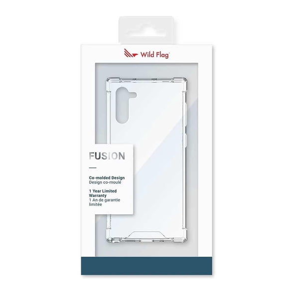 Funda WILD FLAG para Samsung Note 10 PLUS Fusion Transparente