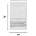 thumbnail image 5 of 4000 9x12 EcoSwift Self Seal Suffocation Warning Clear Poly Bags 1.5 mil, 5 of 5