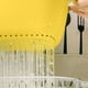thumbnail image 4 of Cesta organizadora de cocina | Escurridor de plástico seguro para alimentos | Contenedor de almacenamiento multiusos | Fácil limpieza | Ahorro de espacio | Lavado de verduras | Amarillo | 1 Pieza, 4 of 7