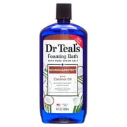 Dr Teal's Nourish & Protect Foaming Bubble Bath with Pure Epsom Salt and Coconut Oil, 34 fl.oz.